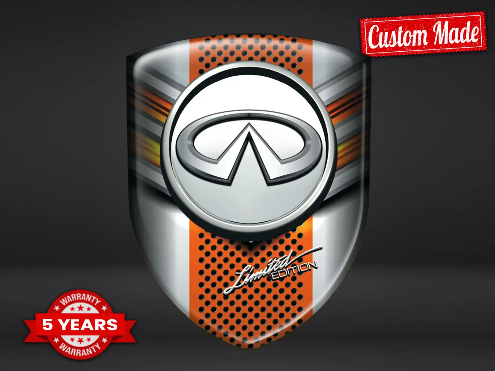 Infiniti Stickers Pare-Chocs Perso Pro Max Look Robuste Actuel